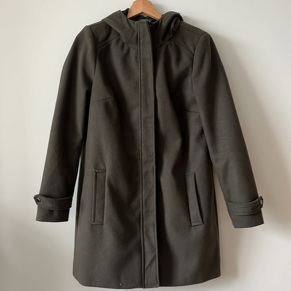 Dark Olive Vero Moda Coat - Picture 2 of 5